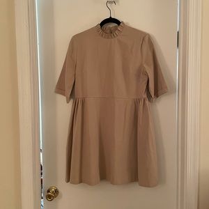 Olive Clothing Mini Dress—Beige/Tan